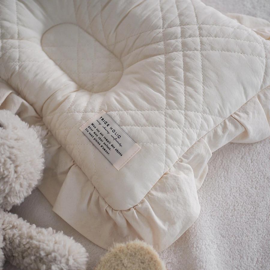 【3/10 11時頃再入荷】french frill pillow（一体型）約21×35cm）ivory / hazelnuts  枕　まくら　カバー　トリックホリック |  | 02