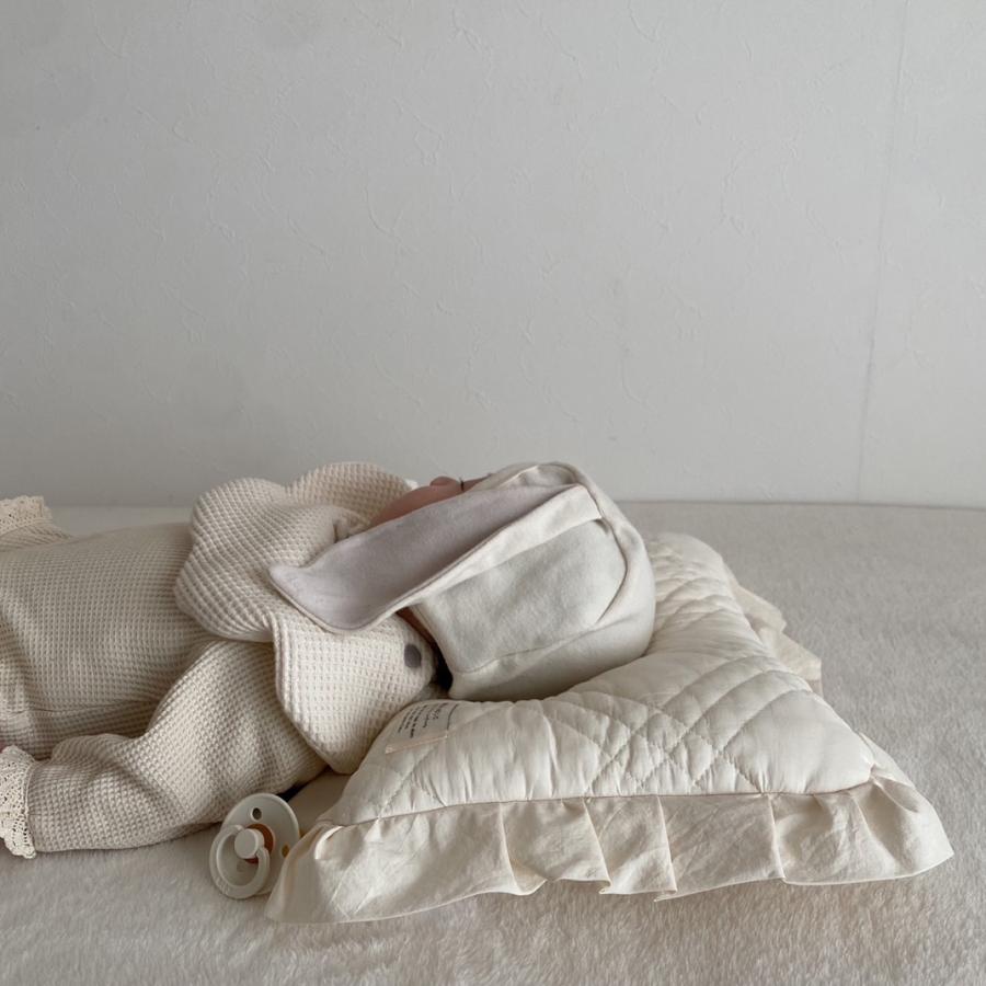 【3/10 11時頃再入荷】french frill pillow（一体型）約21×35cm）ivory / hazelnuts  枕　まくら　カバー　トリックホリック |  | 03