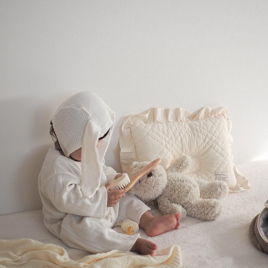 【3/10 11時頃再入荷】french frill pillow（一体型）約21×35cm）ivory / hazelnuts  枕　まくら　カバー　トリックホリック |  | 04