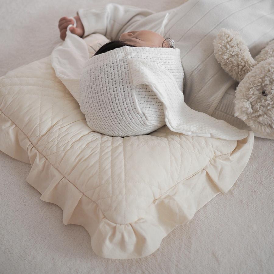 【3/10 11時頃再入荷】french frill pillow（一体型）約21×35cm）ivory / hazelnuts  枕　まくら　カバー　トリックホリック |  | 05