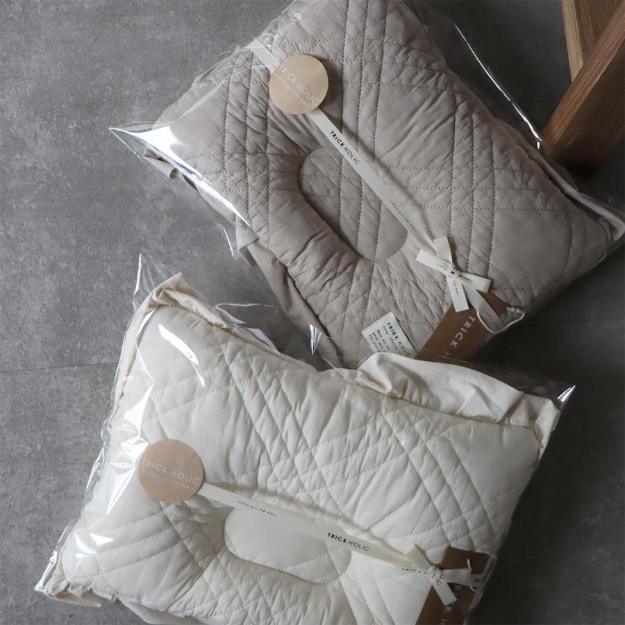 【3/10 11時頃再入荷】french frill pillow（一体型）約21×35cm）ivory / hazelnuts  枕　まくら　カバー　トリックホリック |  | 09