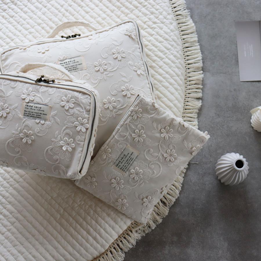 garden flower trunk bag Mサイズ　おむつケース　おむつバッグ　ガーデン　デイジー　花柄　トリックホリック　TRICK HOLIC |  | 01