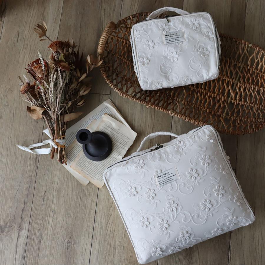 garden flower trunk bag Mサイズ　おむつケース　おむつバッグ　ガーデン　デイジー　花柄　トリックホリック　TRICK HOLIC |  | 03