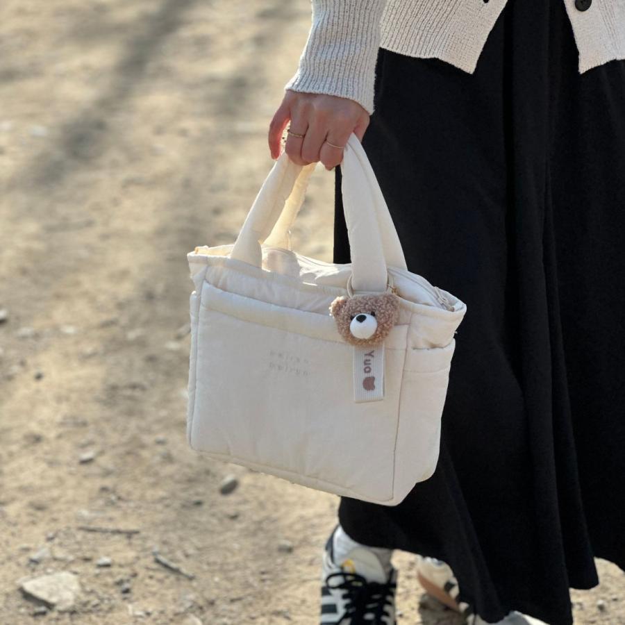 new malrun mini tote ivory / black : TRICKHOLIC - 通販 - Yahoo 