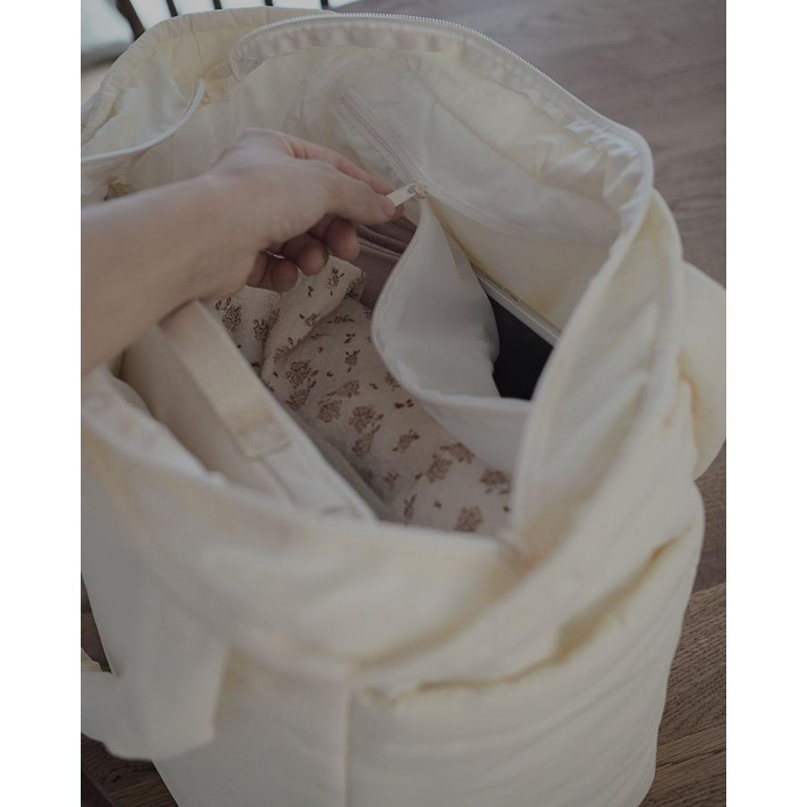 【6/3 AM 11時頃再入荷】renewal malrun malrun big tote  ivory /blackの画像