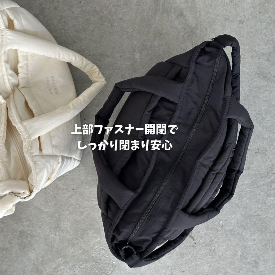 【6/3 AM 11時頃再入荷】renewal malrun malrun big tote  ivory /blackの画像
