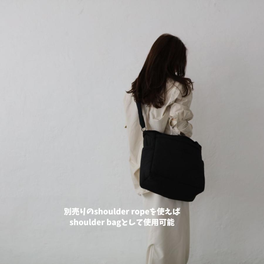 【6/3 AM 11時頃再入荷】renewal malrun malrun big tote  ivory /blackの画像