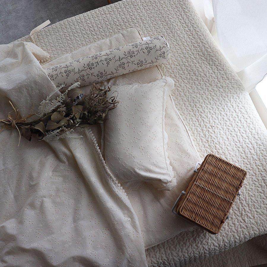 eyelet lace petit pillow cushion アイレットレースプティピロークッション+中綿（分離型）（約25×40ｃｍ) |  | 04