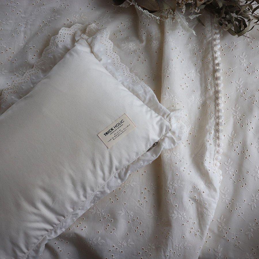 eyelet lace petit pillow cushion アイレットレースプティピロークッション+中綿（分離型）（約25×40ｃｍ) |  | 08