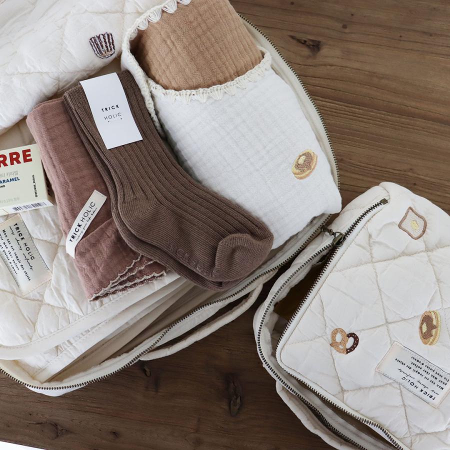 pastry トランクバッグ Mサイズ　ヌビ　ペストリー　刺繍トランクバッグ　おむつケース　おむつバッグ　トリックホリックオリジナル |  | 05