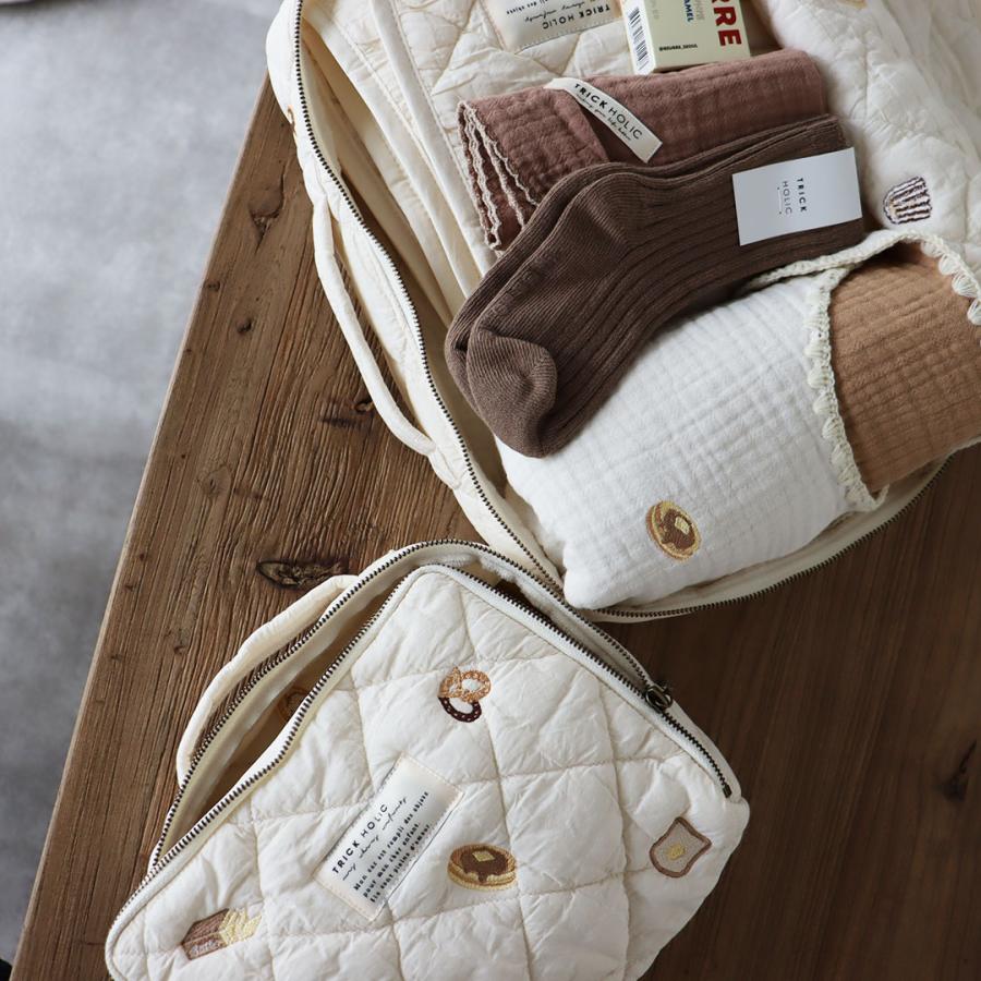 【1点までネコポス可】pastry刺繍 トランクバッグ Sサイズ　ペストリーおむつケース　おむつバッグ　トリックホリックオリジナル |  | 07