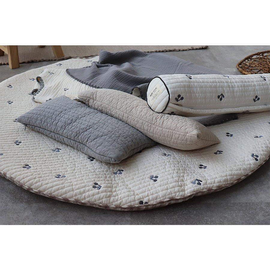 mini bolster cushion さくらんぼ刺繍 プレミアムキルト miniボルスタークッション（約60×10ｃｍ） |  | 11