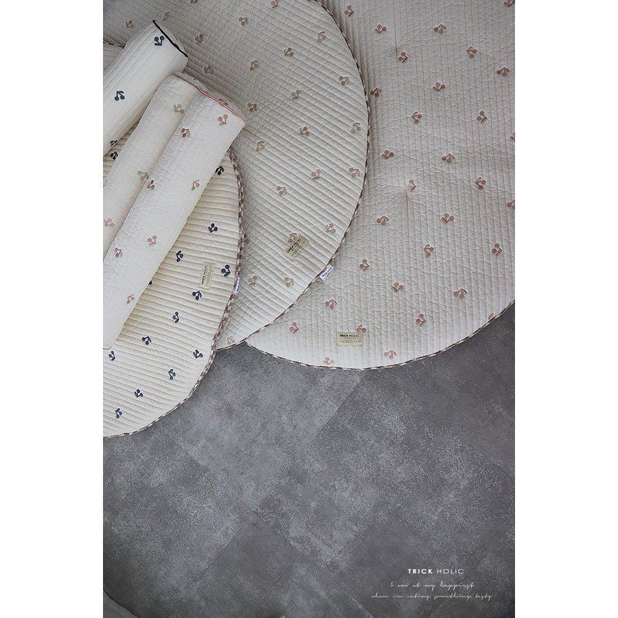 mini bolster cushion さくらんぼ刺繍 プレミアムキルト miniボルスタークッション（約60×10ｃｍ） |  | 14