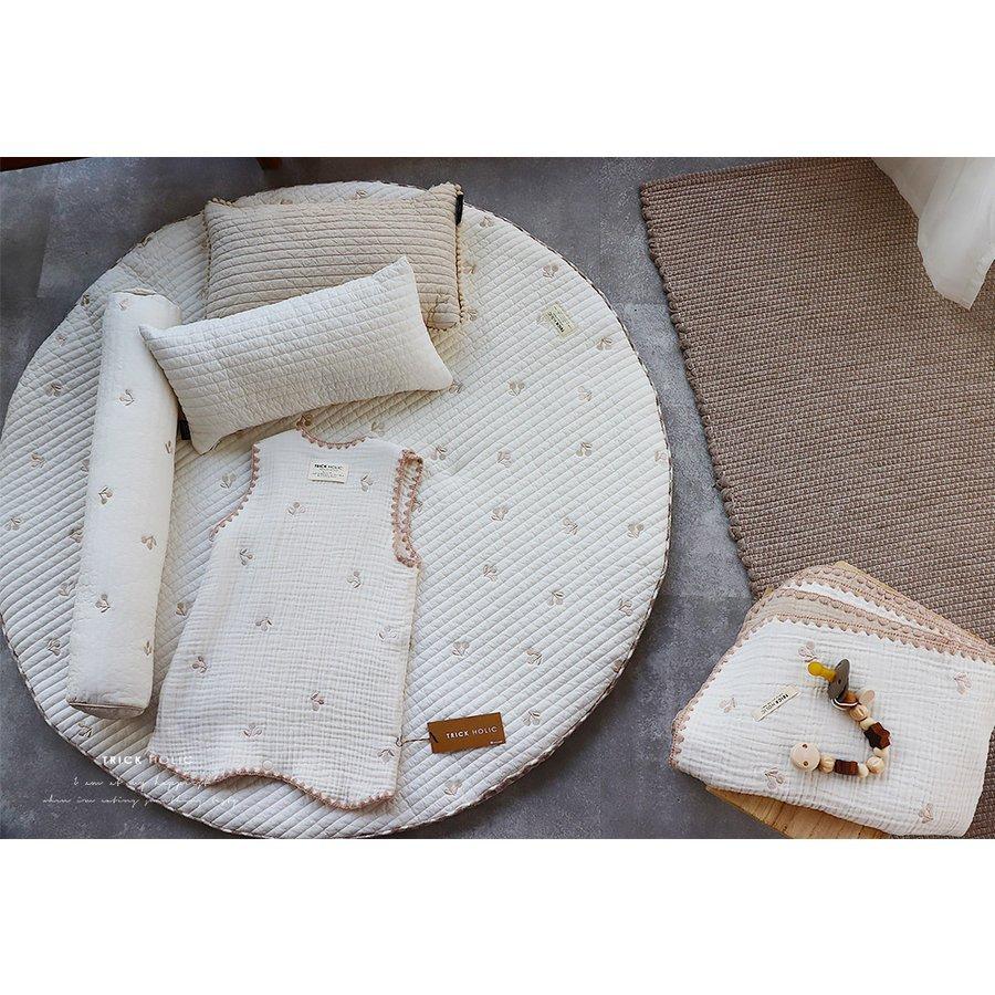 mini bolster cushion さくらんぼ刺繍 プレミアムキルト miniボルスタークッション（約60×10ｃｍ） |  | 06