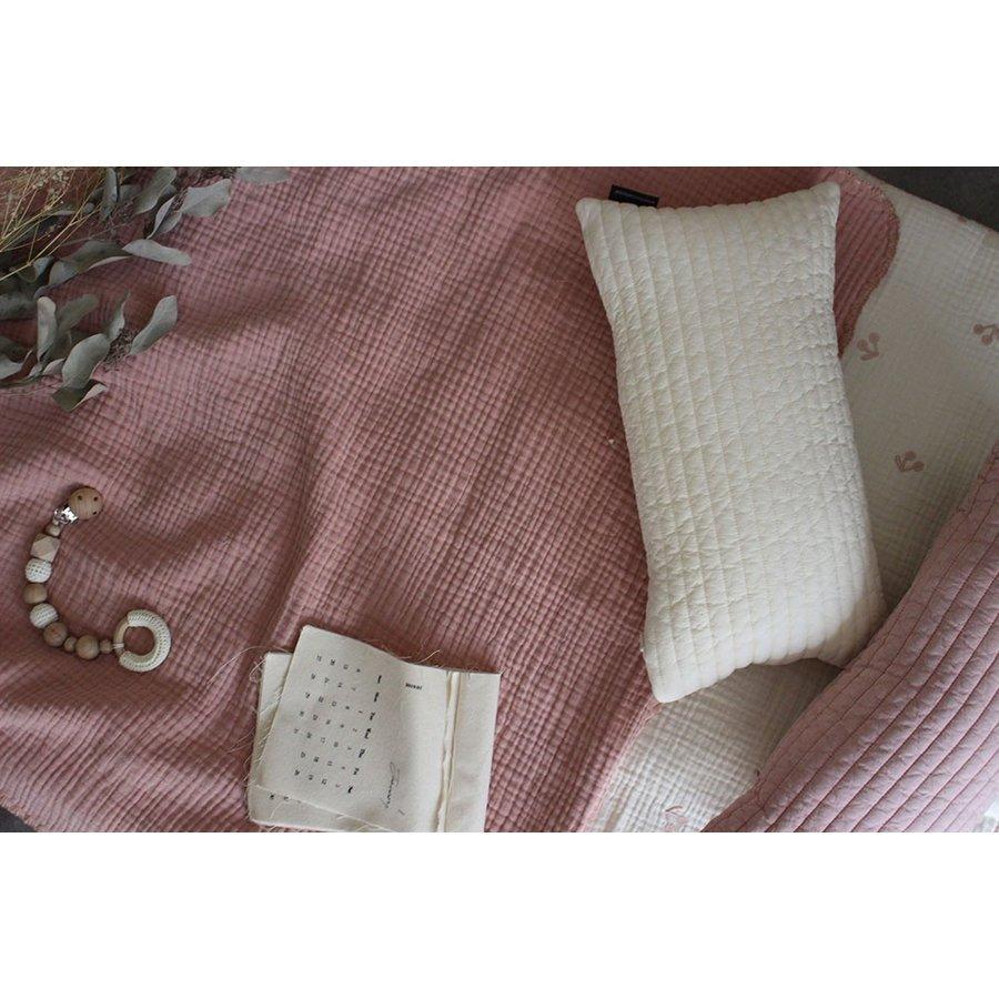 6重ガーゼブランケットさくらんぼの刺繍 Lサイズ（約140×85cm