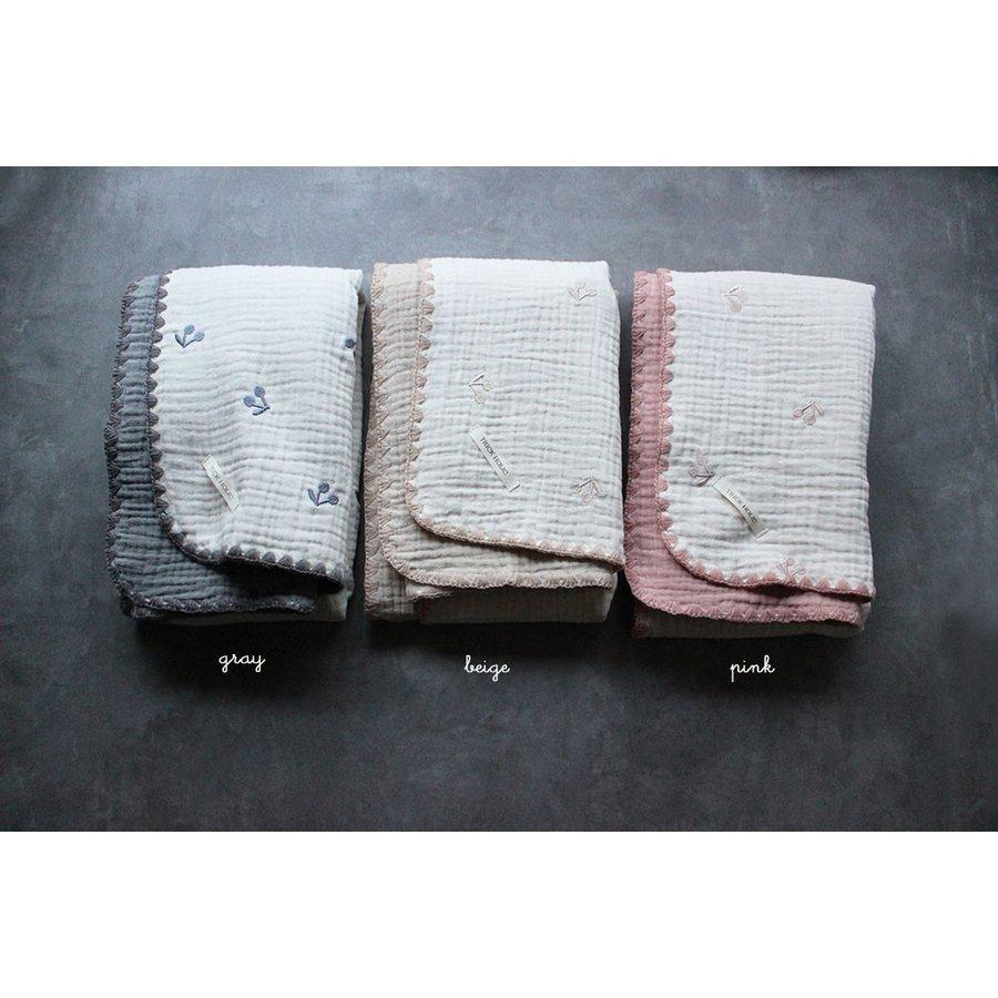 6重ガーゼブランケットさくらんぼの刺繍　Sサイズ（約70×85cm）ガーゼ　さくらんぼ　本場韓国製 オリジナルブランケット |  | 13