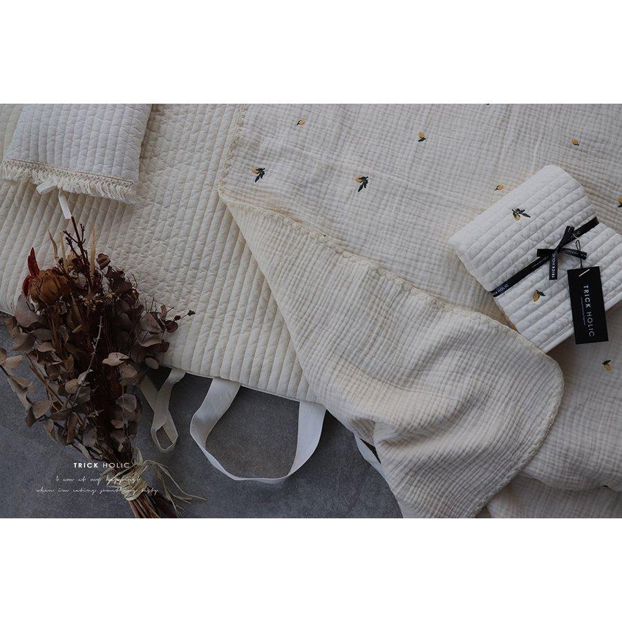 【8/14 PM 2時頃再入荷】6重ガーゼブランケット星月・くまの刺繍　Sサイズ（約70×85cm）刺繍　ガーゼ　本場韓国製 |  | 13