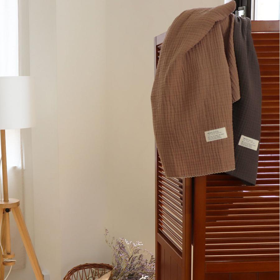 1点までネコポス可】triple gauze blanket（約100×100cm）3重ガーゼ