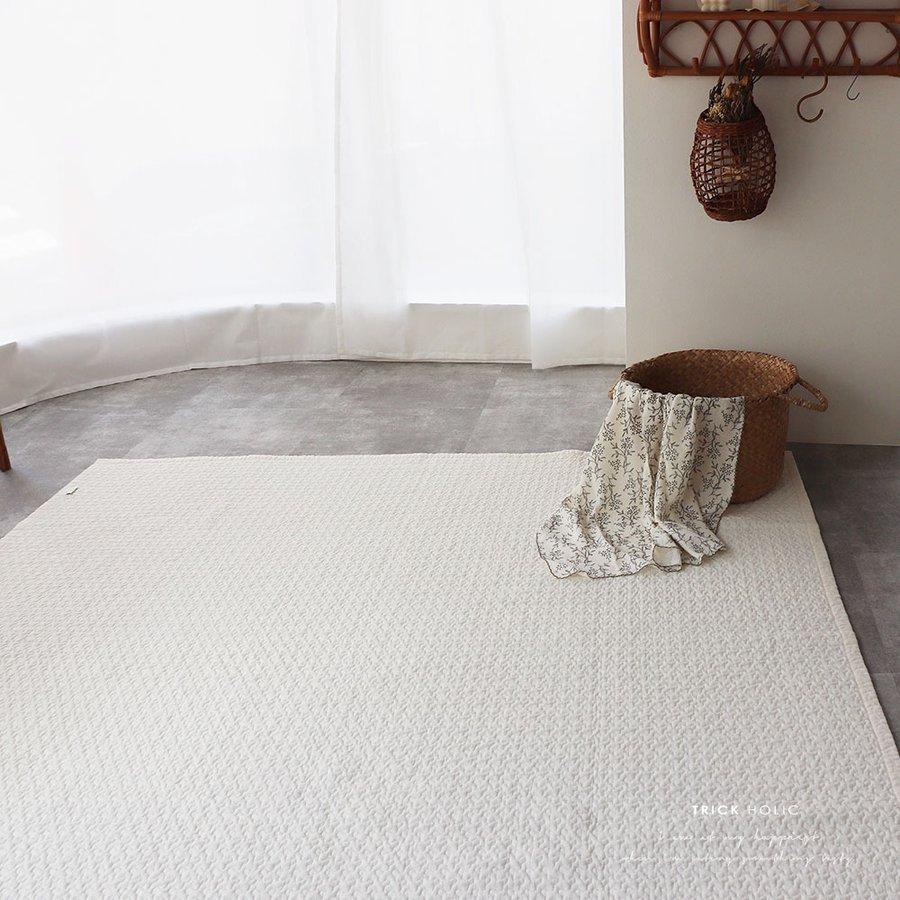 TRICK HOLIC イブル(180cm×180cm)・ふかぴたセット 7/25 AM11時頃再再入荷 cream ivory】中綿増量 cloud柄イブル 約