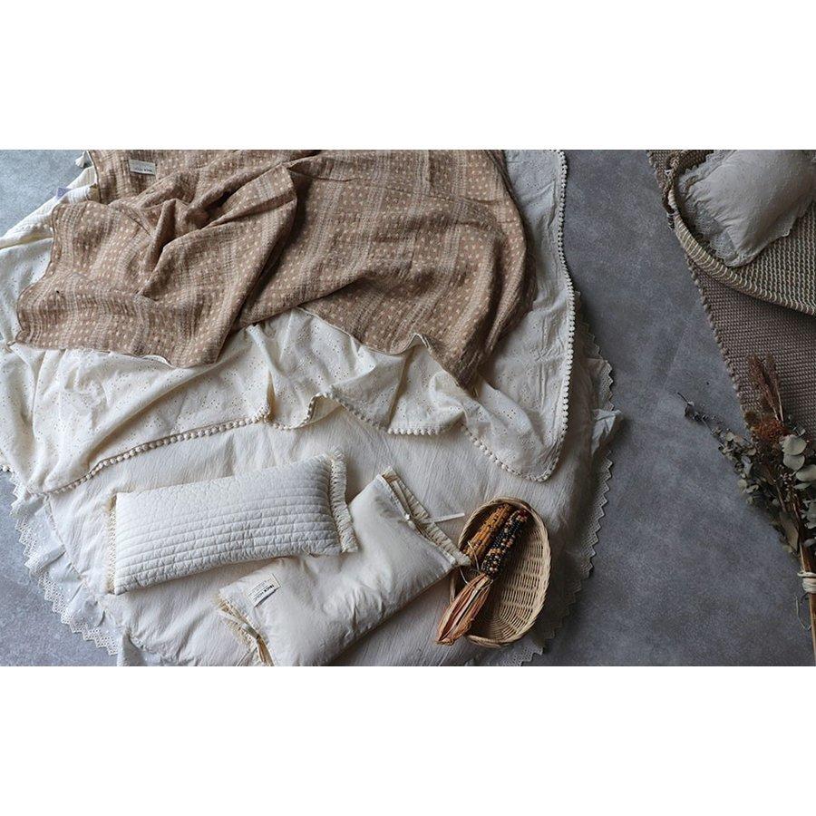 ribbon vintage lace pillow リボン付きビンテージレース（分離