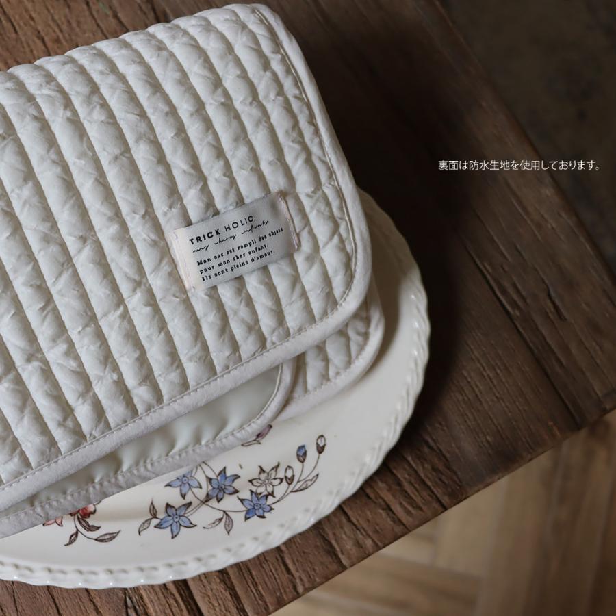 おむつ替えマット plain (ivory ・ beige) 裏面：撥水生地 (約45