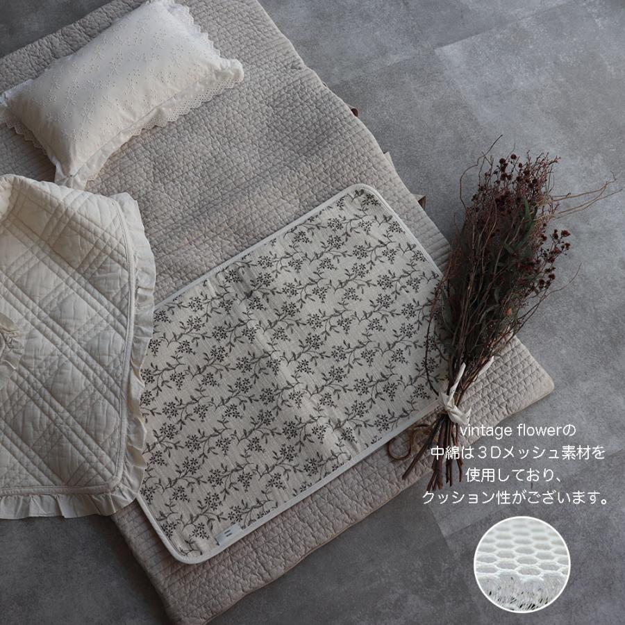 【11/29 11時頃再入荷】プレミアムイブルおむつ替えマット ribbon/heart/星月/さくらんぼ/くま/レモン/ビンテージ　　裏面撥水生地 |  | 13