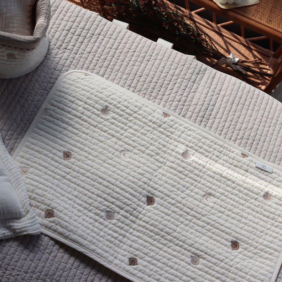 プレミアムイブルおむつ替えマット 星月 さくらんぼ くま レモン ビンテージ 防水マット 刺繍 Holic 21新発 トリックホリック 約45 70ｃｍ 裏面防水 Trick