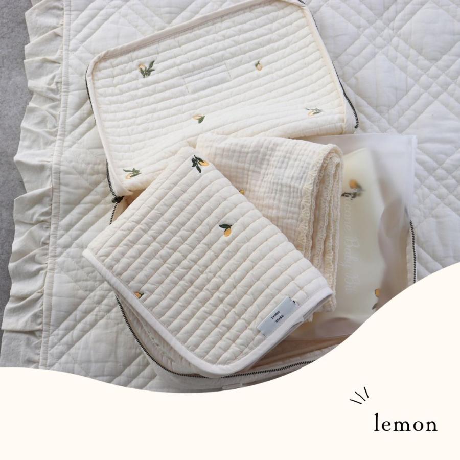 【11/29 11時頃再入荷】プレミアムイブルおむつ替えマット ribbon/heart/星月/さくらんぼ/くま/レモン/ビンテージ　　裏面撥水生地 |  | 14