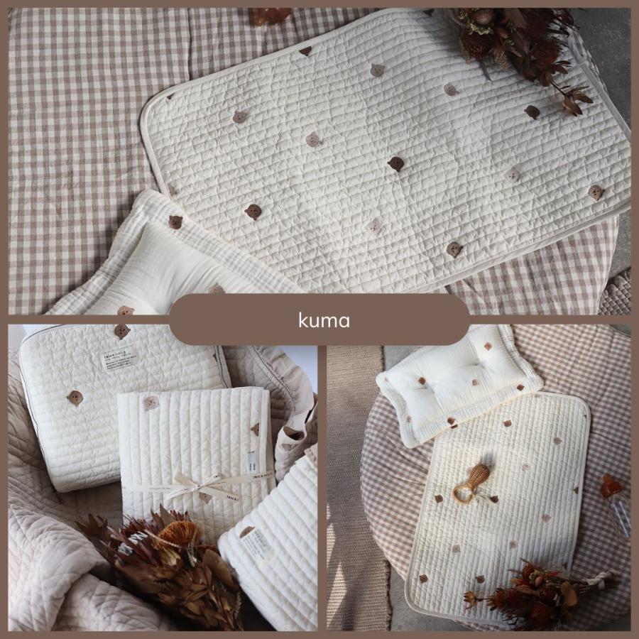 【11/29 11時頃再入荷】プレミアムイブルおむつ替えマット ribbon/heart/星月/さくらんぼ/くま/レモン/ビンテージ　　裏面撥水生地 |  | 05