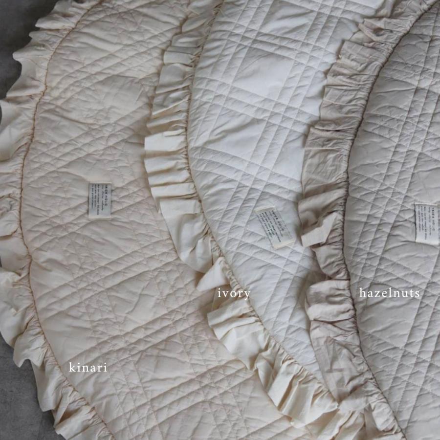 6/9 AM 11時頃再入荷 eyelet lace】両面使えるイブルラウンドラグ