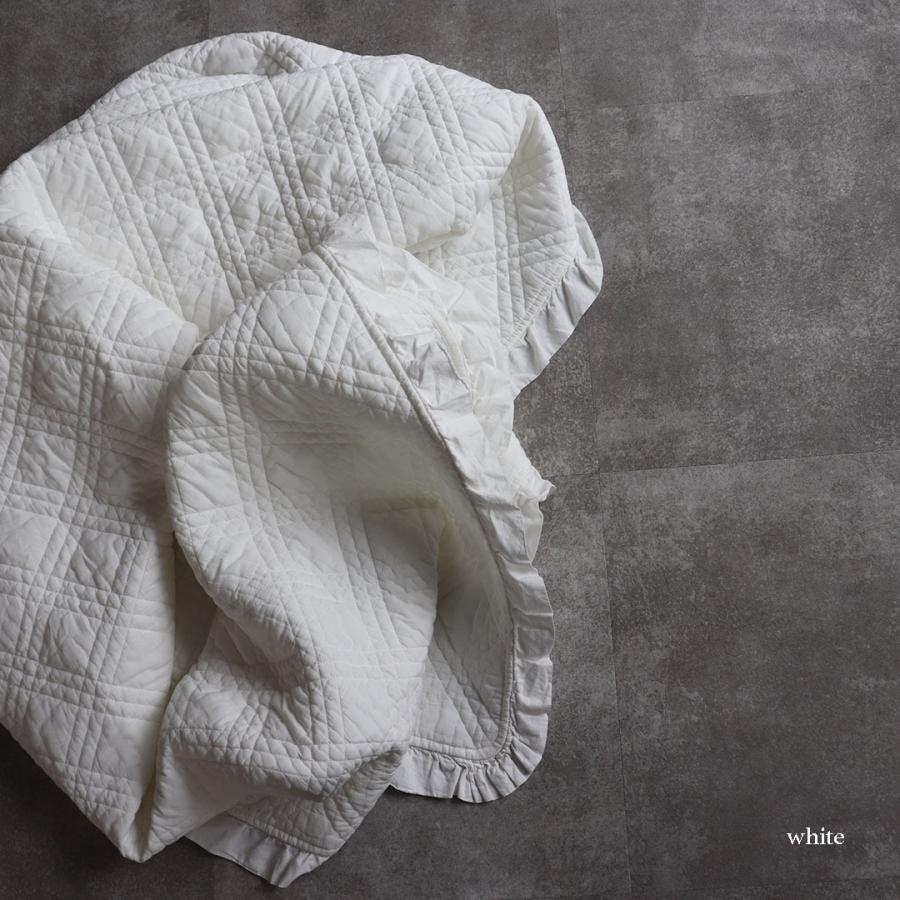 中綿増量 french frill quilt ibul 約180×180cm（フリル含まず）TRICK