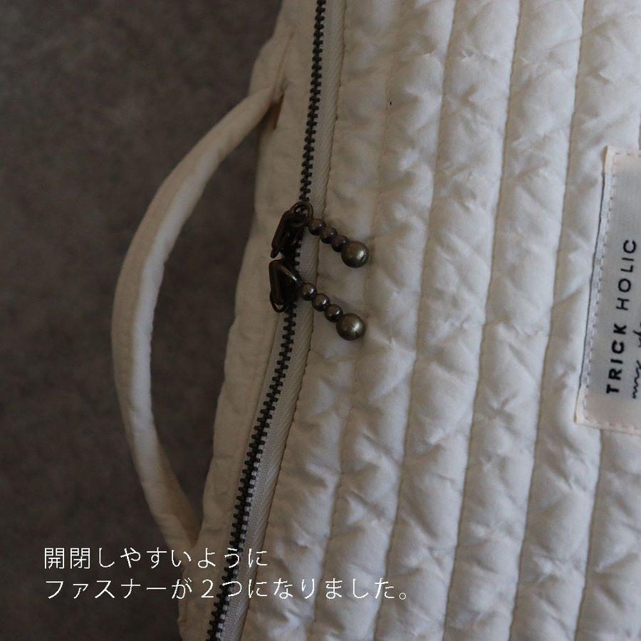 TRICK HOLIC quilting trunk bag 星と月 / くま / vintage lemon / 星月 　刺繍キルティングトランクバッグ　Sサイズ　おむつケース　おむつバッグ｜trickholic｜18