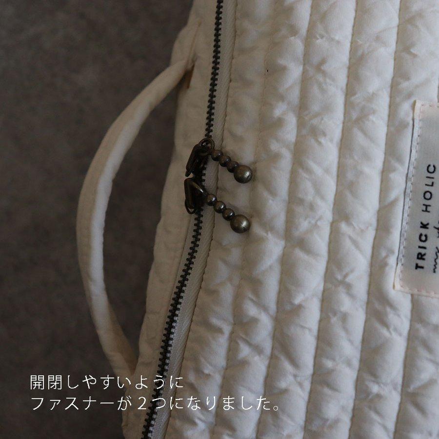 TRICK HOLIC quilting trunk bag 刺繍キルティングトランクバッグ　Mサイズ　おむつケース　おむつバッグ |  | 17