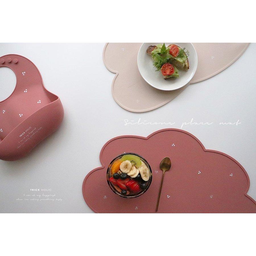 TRICK HOLIC Silicone mat cherry　お食事マット　トリックホリック　さくらんぼ柄　チェリー柄　意匠登録済み |  | 08