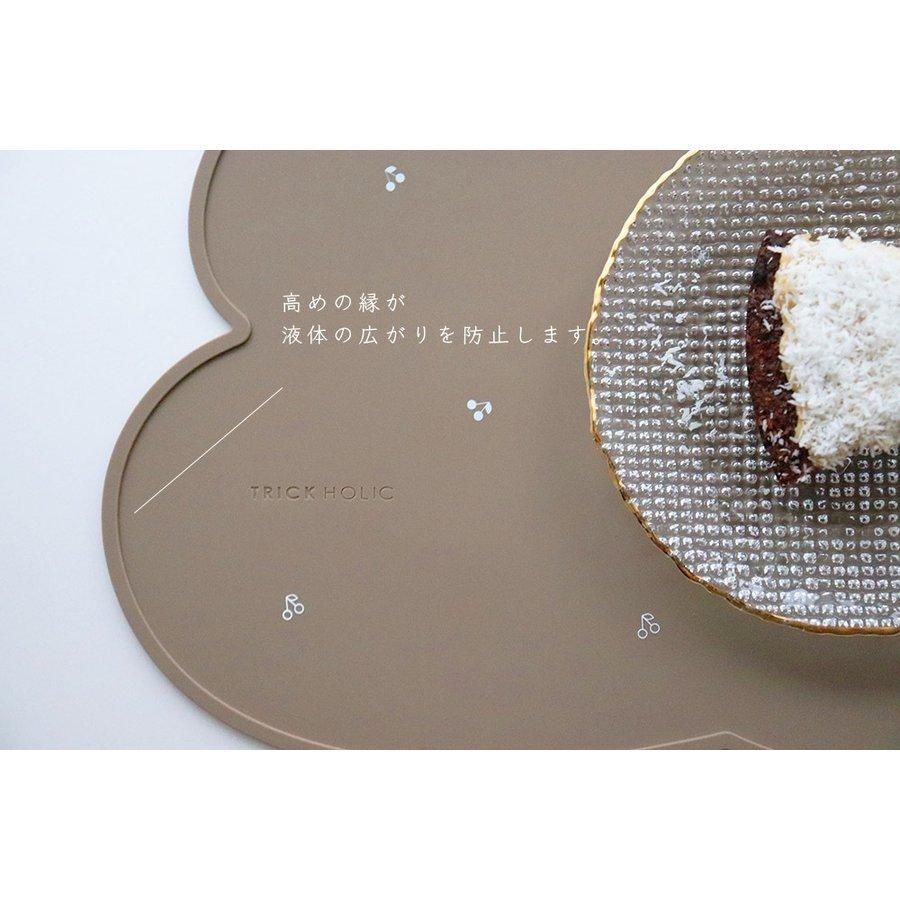 TRICK HOLIC Silicone mat cherry　お食事マット　トリックホリック　さくらんぼ柄　チェリー柄　意匠登録済み |  | 05