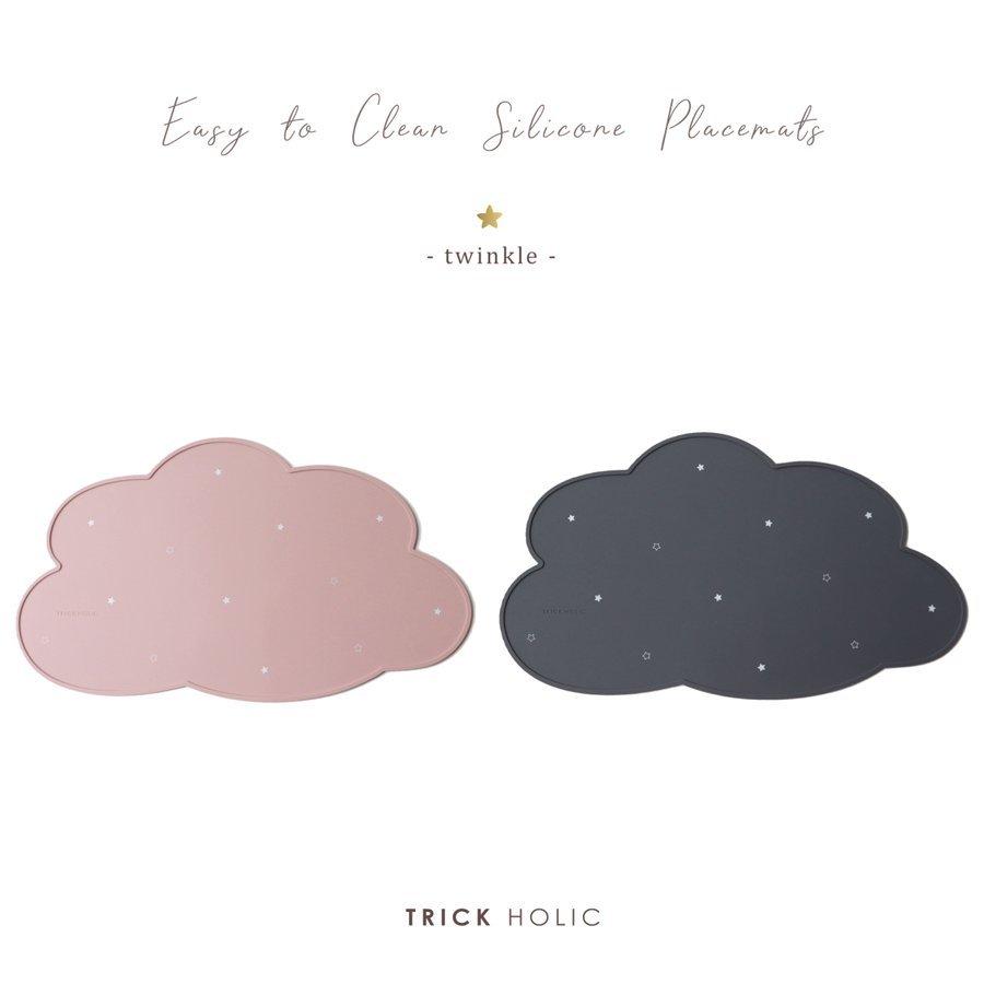 TRICK HOLIC Silicone mat twinkle　お食事マット トリックホリック　星柄　離乳食　意匠登録済み | 