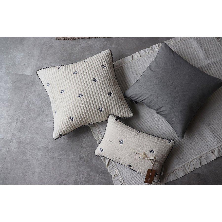 2点までネコポス可】simple cushion cover 全4色 クッションカバー