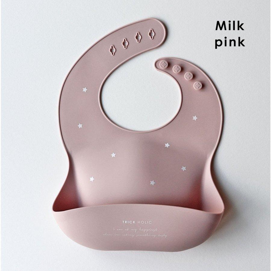 【1点までネコポス可】TRICK HOLIC シリコンビブ Silicone bib twinkle　お食事エプロン　お食事スタイ　星柄　離乳食 |  | 14
