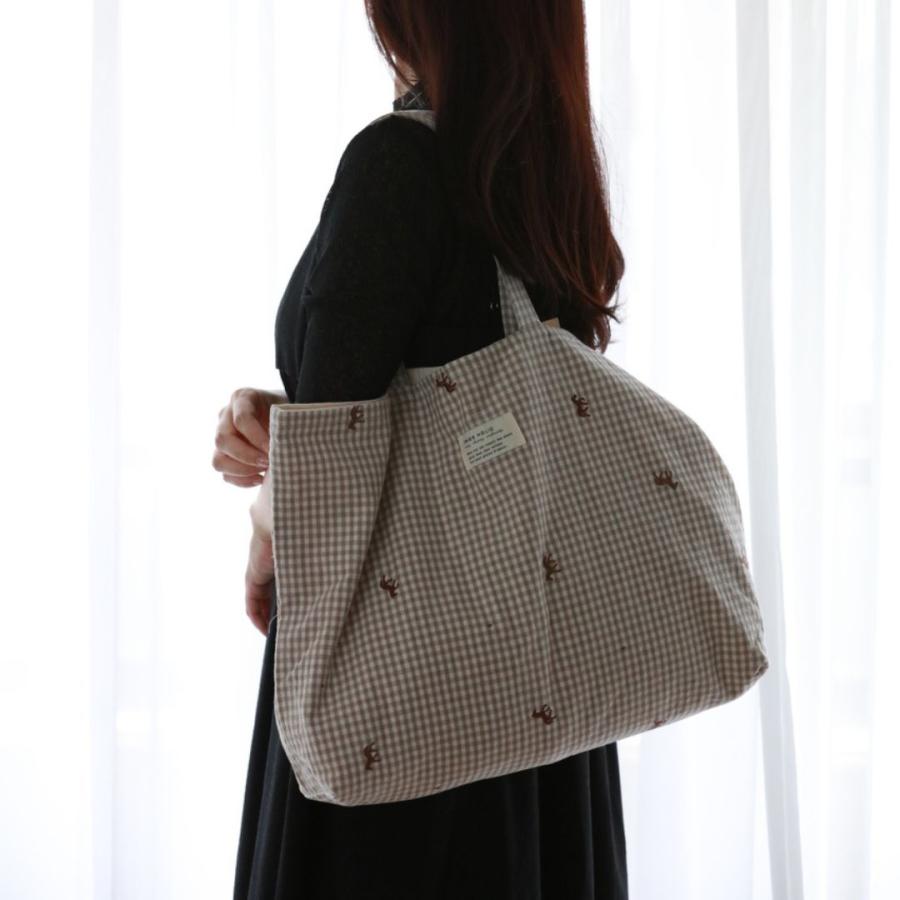 【1点までネコポス可】new コットンバッグ　馬柄刺繍　本場韓国製 オリジナルトランクバッグ　トリックホリック |  | 05