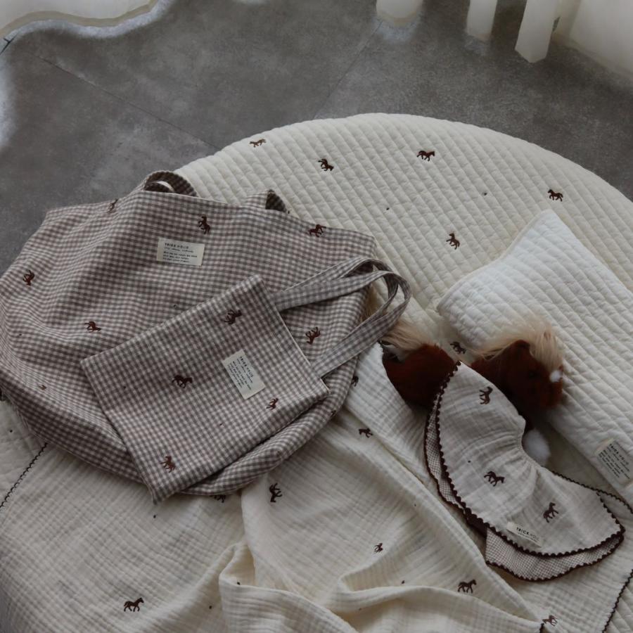 【予約販売 8/17, 20時〜8/20】【2点までネコポス可】new cotton bib　馬柄刺繍　TRICK HOLICオリジナルデザイン　コットン　スタイ　ビブ　トリックホリック |  | 13