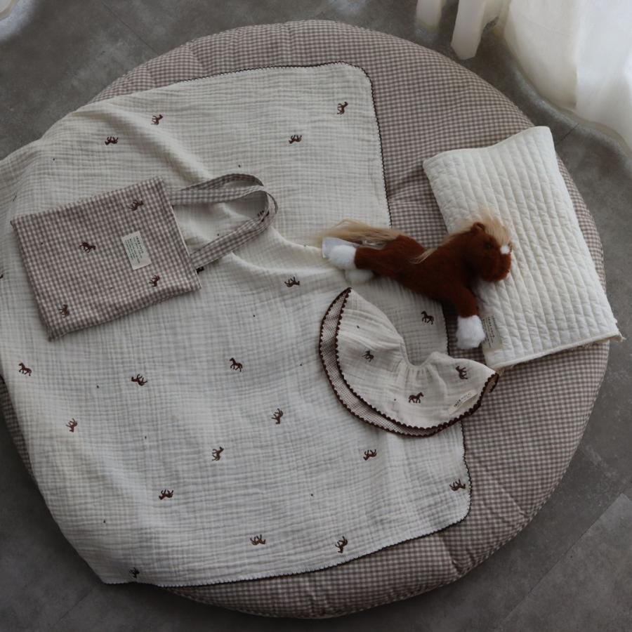 【予約販売 8/17, 20時〜8/20】【2点までネコポス可】new cotton bib　馬柄刺繍　TRICK HOLICオリジナルデザイン　コットン　スタイ　ビブ　トリックホリック |  | 14