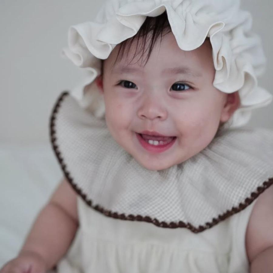 【予約販売 8/17, 20時〜8/20】【2点までネコポス可】new cotton bib　馬柄刺繍　TRICK HOLICオリジナルデザイン　コットン　スタイ　ビブ　トリックホリック |  | 07