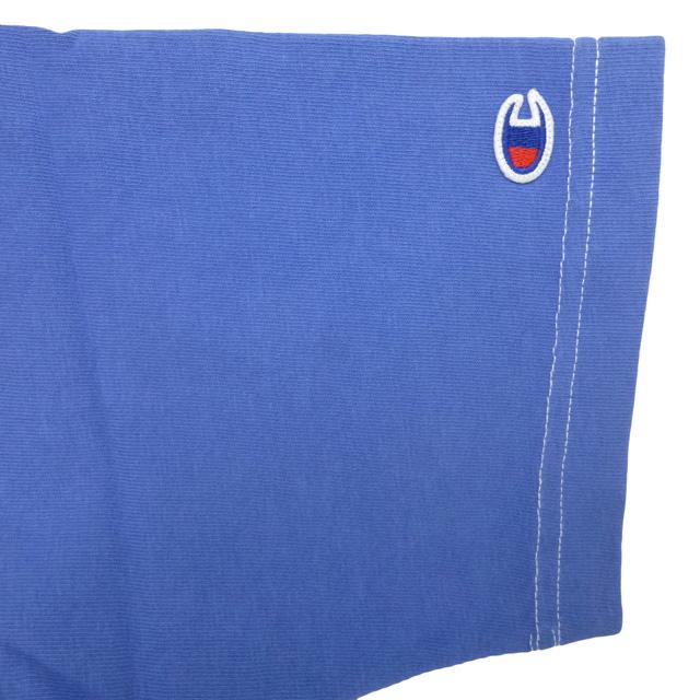 Champion Reverse Weave Pocket Tee チャンピオン リバースウィーブ ポケットTシャツ 半袖 クルー カットソー 青 Blue【ゆうパケット対応】｜trickortreat｜04