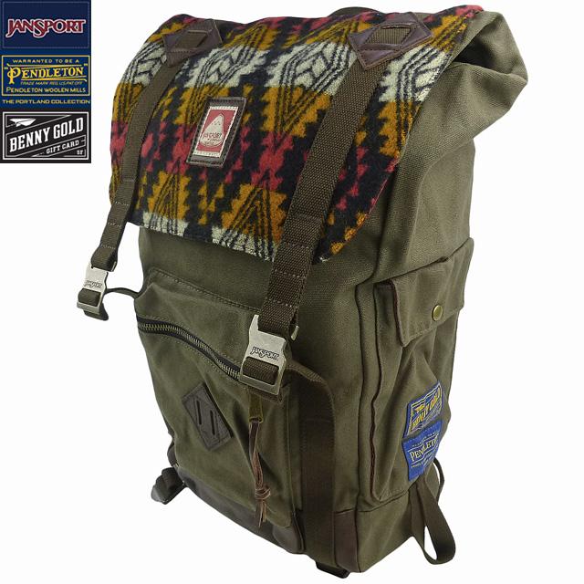 Pendleton バックパック ウール レザー