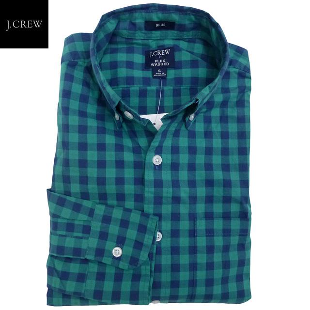 J.Crew Slim Gingham Flex Casual Shirt ジェイクルー ストレッチ スリムフィット カジュアルシャツ ボタン