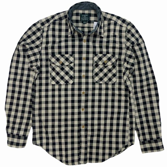 Jクルー アウトドア コットン ライトフランネル ネルシャツ 長袖シャツ J.CREW（ジェイクルー） J.Crew Heavyweight Flannel Workshirt