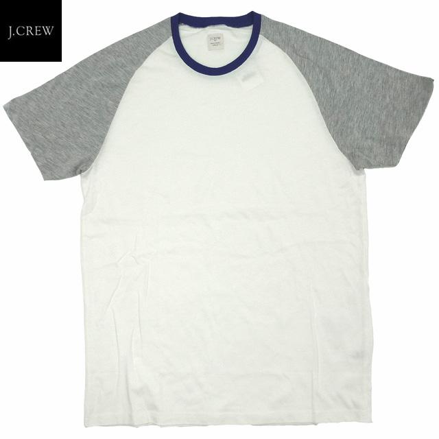 J.Crew ShortSleeve Baseball Tee ジェイクルー ベースボールTシャツ 半袖 アイボリー【ゆうパケット対応