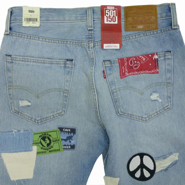 Levi's（リーバイス） 501 Original Rip & Repair Patchwork Cutoff