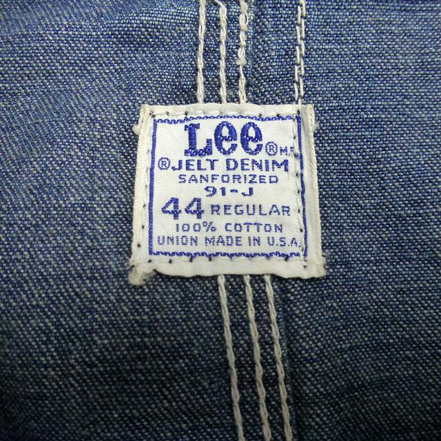 Lee 811-J カバーオール 44 REGULAR デニムブルー Lee（リー） デニムジャケット gジャン メンズ レディース : ZOZOTOWN