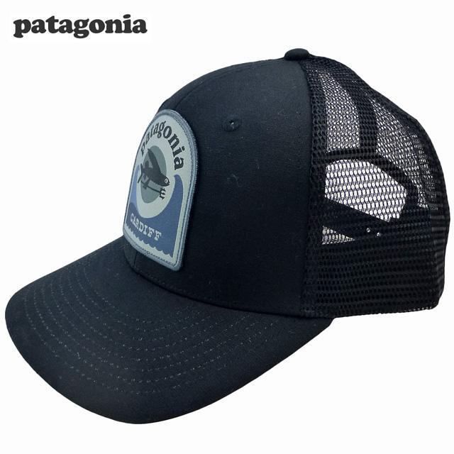 新品❗️ patagonia パタゴニア　アウトドアハット 黒 patagonia（パタゴニア） Patagonia Shop Patch Trucker Hat Cardiff